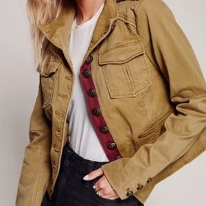 Free People Military Officer Jacket XS